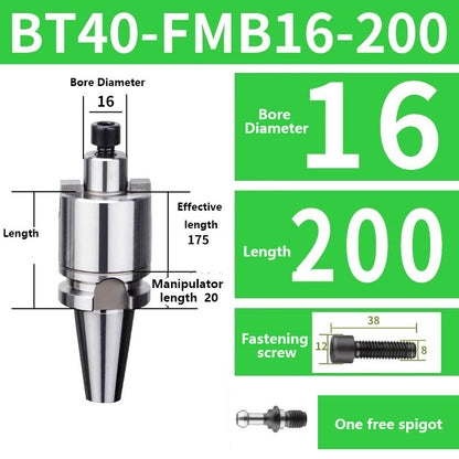 4005 BT40-FMA FMB16/22/27/32/40/60 Metric Milling Tool Handle Lathe Face Milling Cutter Tool Holder