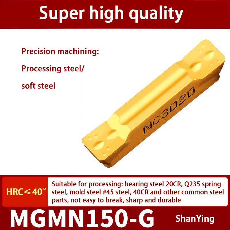 104-Super Hardened Steel Special Lathe High Standard MGMN MRMN Steel Parts Grooving Knife Blade Shandong Denso Pricision Tools Co.,Ltd.