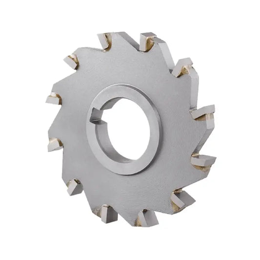 Side and face milling cutter Inlaid tungsten steel/tungsten carbide three-sided edge milling cutter W2 material Shandong Denso Pricision Tools Co.,Ltd.