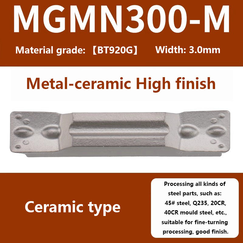 551 CNC grooving/cutting off inserts MGMN lathe end grain for steel/stainless steel cutting 【Pack of 10 tablets】 Shandong Denso Pricision Tools Co.,Ltd.