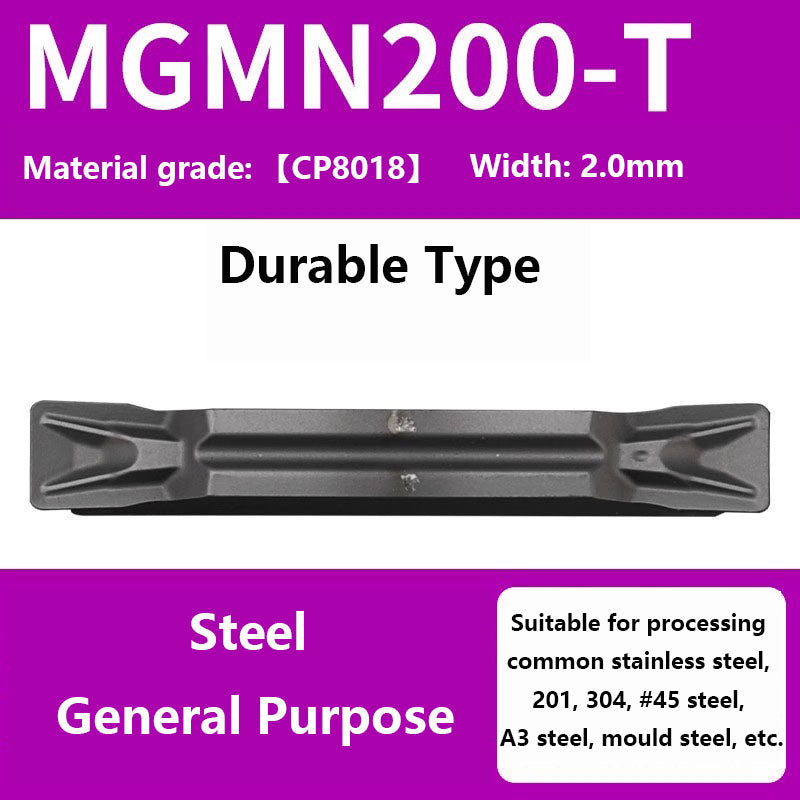 551 CNC grooving/cutting off inserts MGMN lathe end grain for steel/stainless steel cutting 【Pack of 10 tablets】 Shandong Denso Pricision Tools Co.,Ltd.