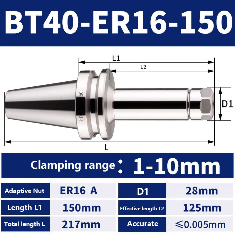 4002 BT40-ER11/16/20/25/32/40/50 Milling Tool Holder CNC Machining Center Spindle Tool Holder