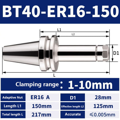 4002 BT40-ER11/16/20/25/32/40/50 Milling Tool Holder CNC Machining Center Spindle Tool Holder