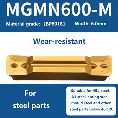 CNC grooving/cutting off inserts MGMN lathe end grain for steel/stainless steel cutting 【Pack of 10 tablets】 Shandong Denso Pricision Tools Co.,Ltd.