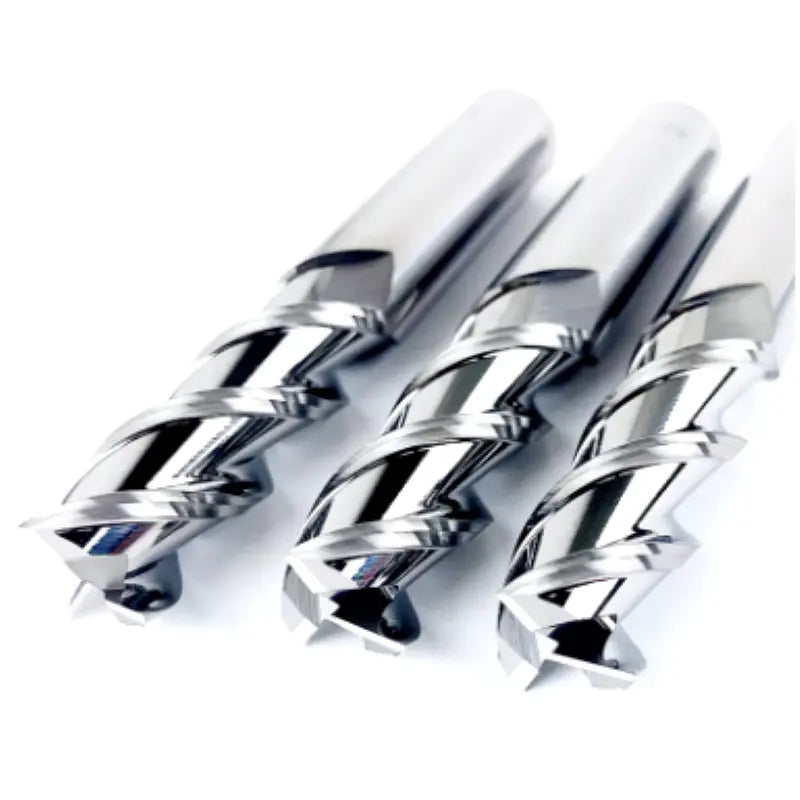 3 flutes HR C55 CNC tungsten carbide metal router tool aluminum milling cutter aluminum alloy special high-gloss extended CNC tool Shandong Denso Pricision Tools Co.,Ltd.