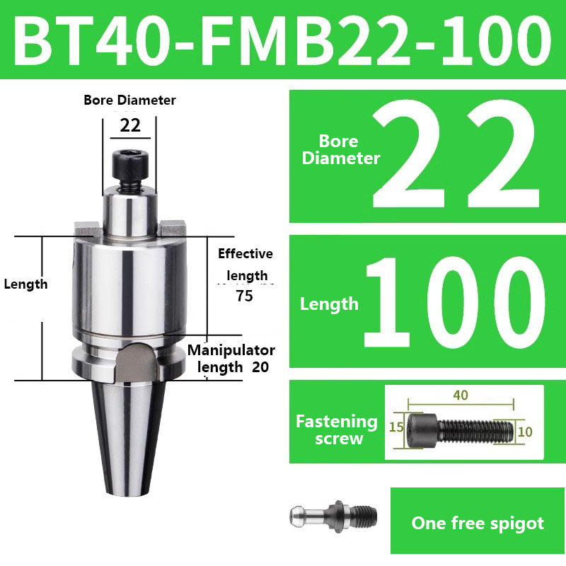 4005 BT40-FMA FMB16/22/27/32/40/60 Metric Milling Tool Handle Lathe Face Milling Cutter Tool Holder