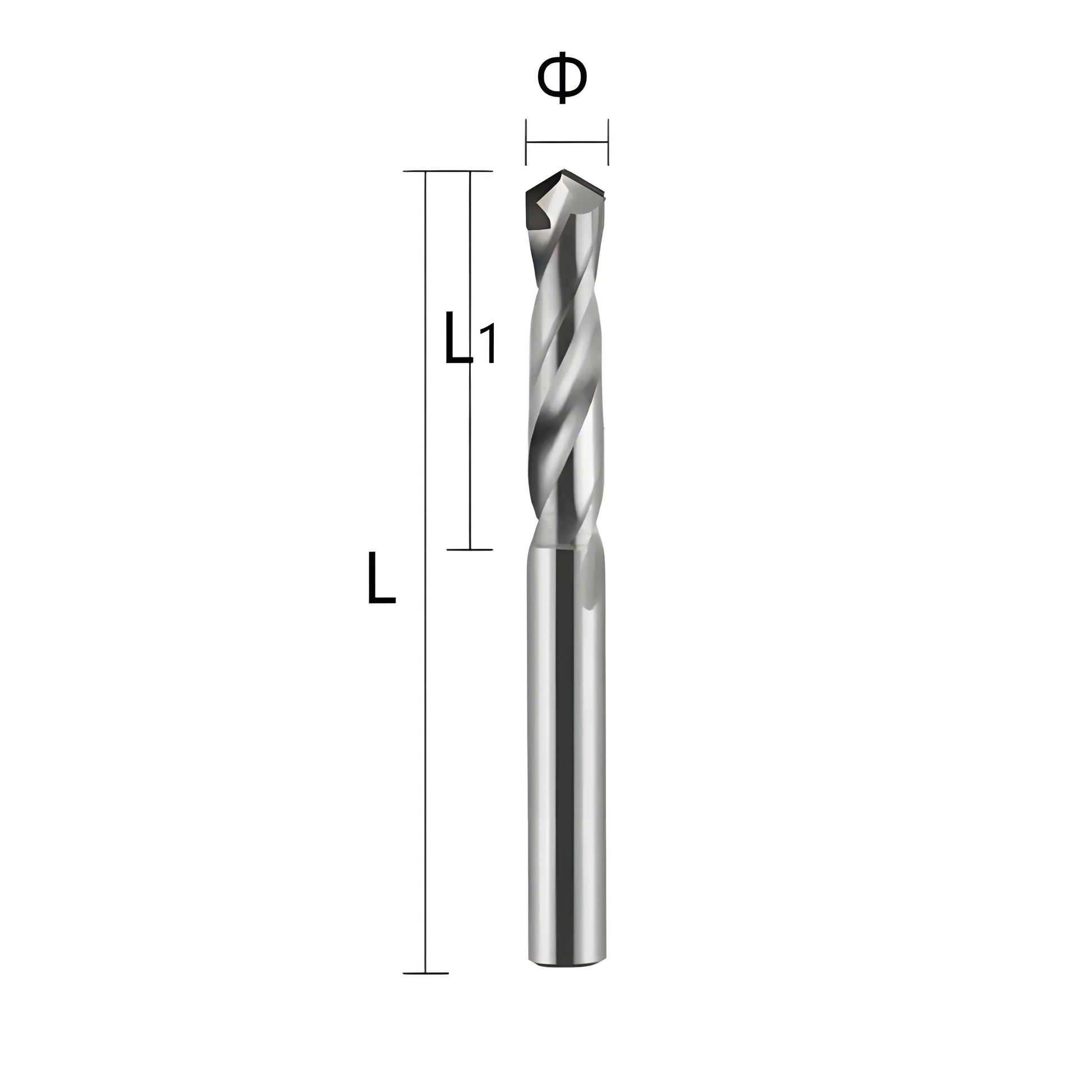 PCD tipped drills PCD drill bits for processing graphite carbon tungsten steel Shandong Denso Pricision Tools Co.,Ltd.