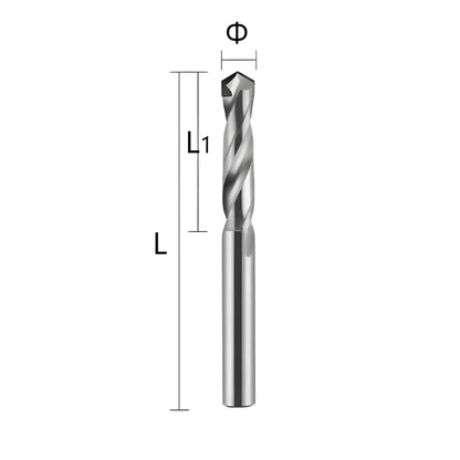 PCD tipped drills PCD drill bits for processing graphite carbon tungsten steel Shandong Denso Pricision Tools Co.,Ltd.