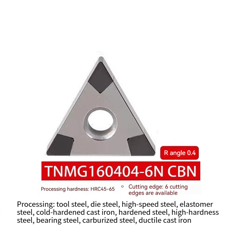 1038-Diamond CBN Cubic Boron Nitride Superhard CNC Inserts TNMG/WNMG Hardened Steel High-Hardness Steel Specialized Inserts Shandong Denso Pricision Tools Co.,Ltd.