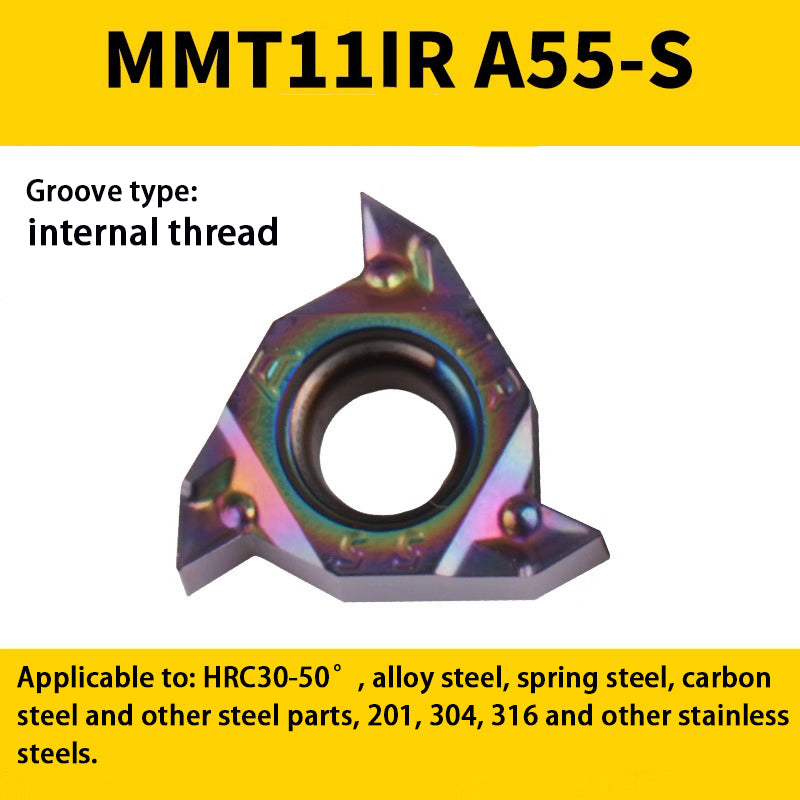 94-Colorful internal/external thread blade MMT 16IR/ER1.5-3.0 teeth steel parts high hardness special Shandong Denso Pricision Tools Co.,Ltd.