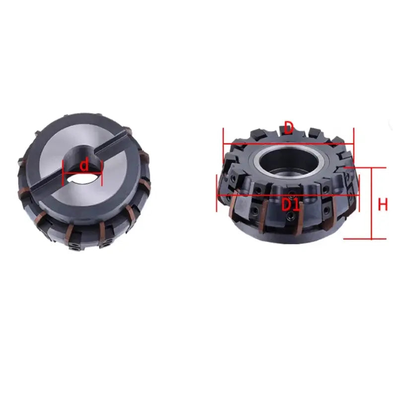 Dense tooth 75 degree MMA fine milling cutter disc end face plane encrypted tooth number milling cutter disc Shandong Denso Pricision Tools Co.,Ltd.