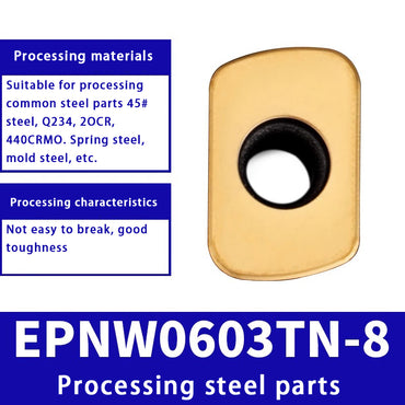 3008-R2 roughing insert fast feed milling insert EPNW0603N-8