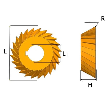 Angle miling cutter HSS high speed steel single angle milling cutter V-groove milling cutter chamfering cutter Shandong Denso Pricision Tools Co.,Ltd.