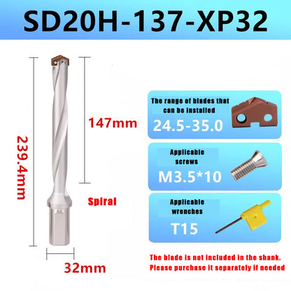 3013-Spade drill deep hole drill crown drill violent drill