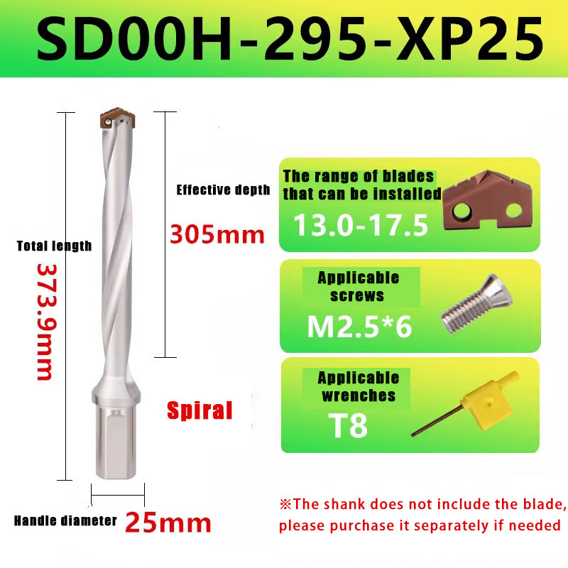 3012-Spade drill Deep hole drill Crown drill bar Violent drill Gun drill