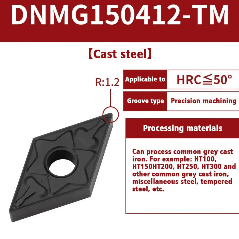 67-Turning tool blade 55 degree diamond DNMG1504 outer circle inner hole turning tool Shandong Denso Pricision Tools Co.,Ltd.