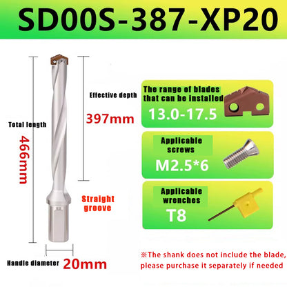 3012-Spade drill Deep hole drill Crown drill bar Violent drill Gun drill