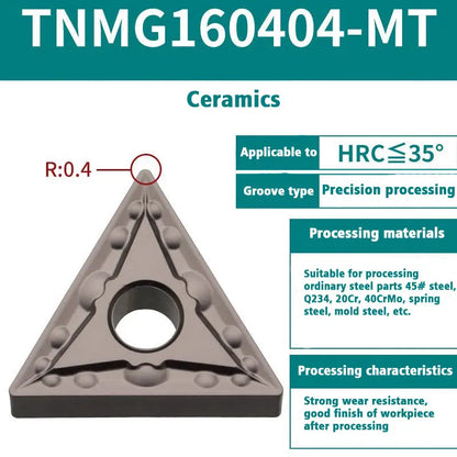 64-Ceramic blade TNMG1604 external turning tool Shandong Denso Pricision Tools Co.,Ltd.