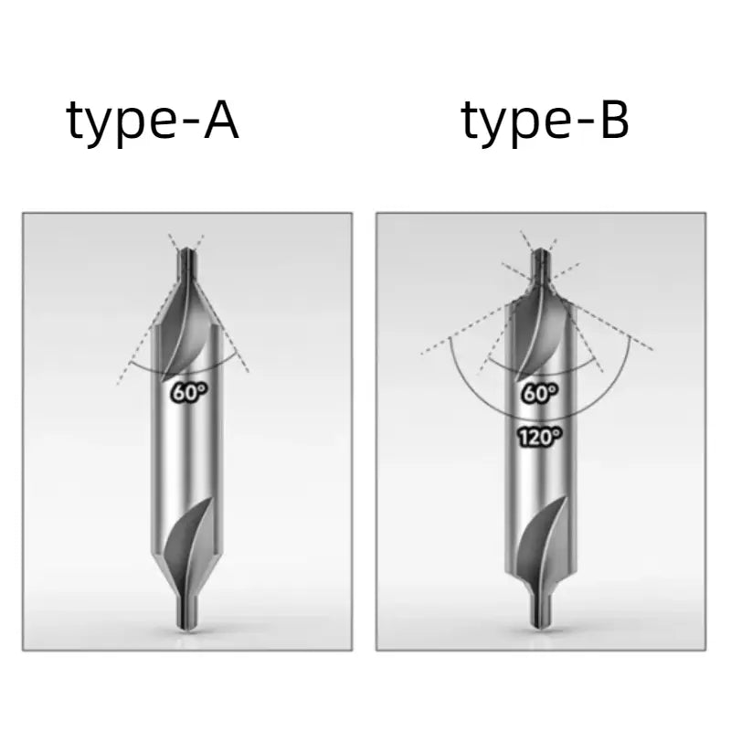 Type-A/B Straight flute spiral M35 cobalt center drill bit Shandong Denso Pricision Tools Co.,Ltd.