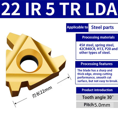 97-Trapezoidal thread internal hole turning cutter 16IR1.5-3 steel casting special Shandong Denso Pricision Tools Co.,Ltd.