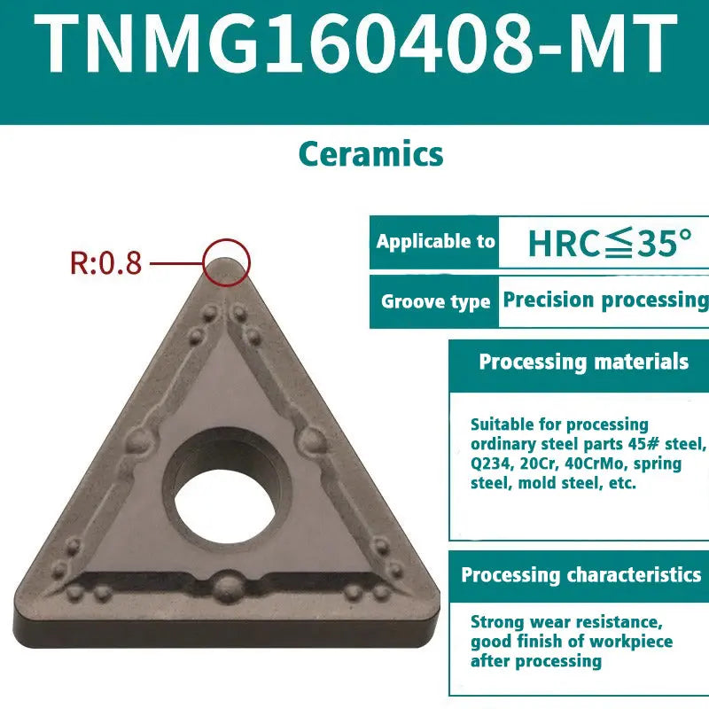 64-Ceramic blade TNMG1604 external turning tool Shandong Denso Pricision Tools Co.,Ltd.