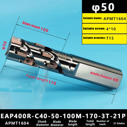 3010-Corn milling cutter spiral roughing right angle corn end milling cutter bar