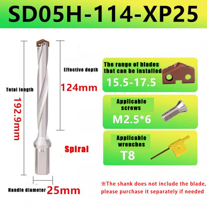 3012-Spade drill Deep hole drill Crown drill bar Violent drill Gun drill