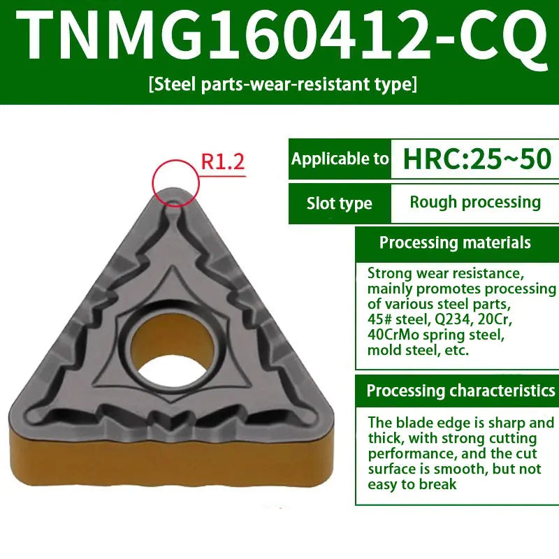 TNMG160404/08 triangle alloy cutter head Shandong Denso Pricision Tools Co.,Ltd.