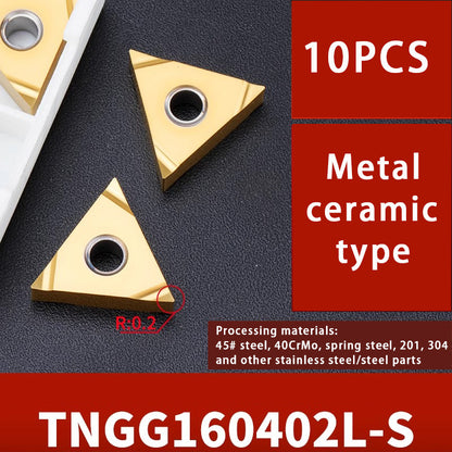 119-TNMG160404R/L-VF/S Steel Parts Fine Turning Triangular Grooving Knife Shandong Denso Pricision Tools Co.,Ltd.