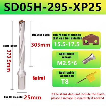 3012-Spade drill Deep hole drill Crown drill bar Violent drill Gun drill