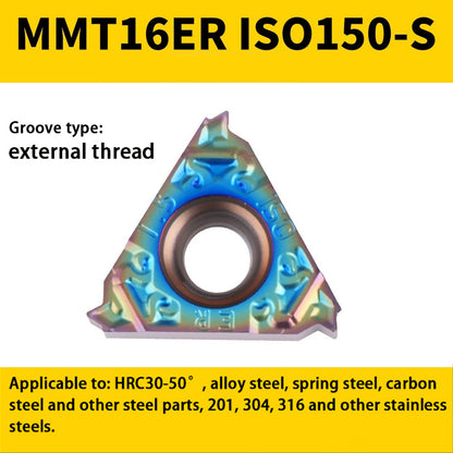 94-Colorful internal/external thread blade MMT 16IR/ER1.5-3.0 teeth steel parts high hardness special Shandong Denso Pricision Tools Co.,Ltd.