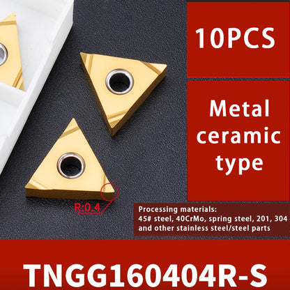 119-TNMG160404R/L-VF/S Steel Parts Fine Turning Triangular Grooving Knife Shandong Denso Pricision Tools Co.,Ltd.