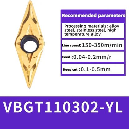 85-VBMT/VCMT/VCGT/VBGT tungsten steel blade diamond head Shandong Denso Pricision Tools Co.,Ltd.