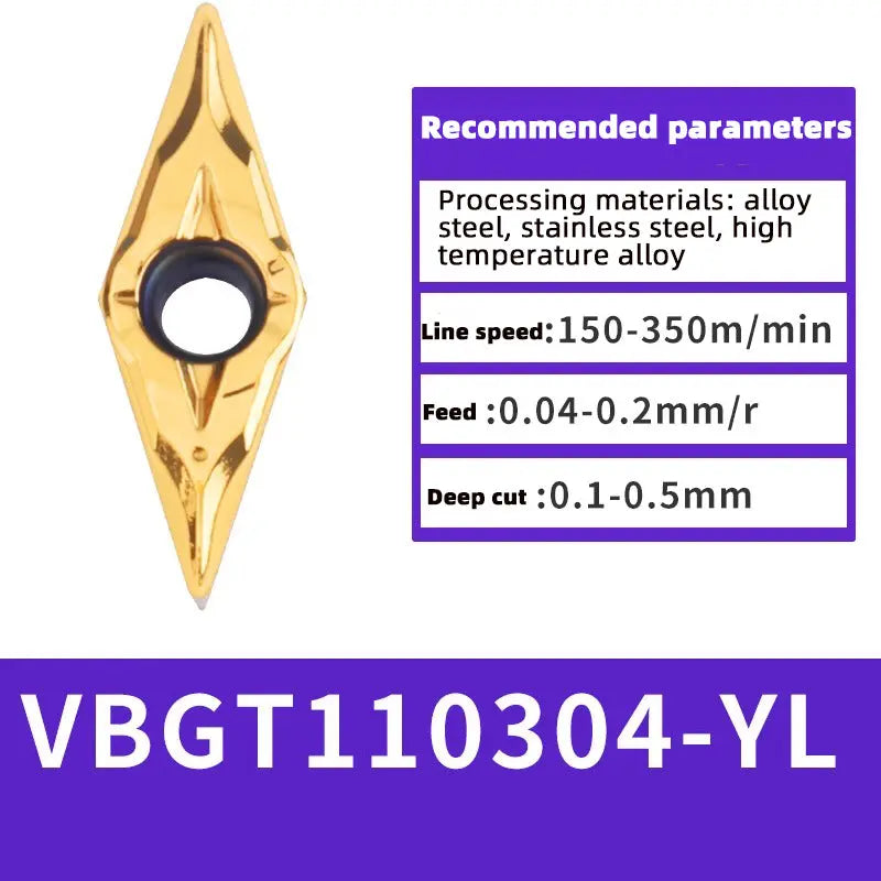 85-VBMT/VCMT/VCGT/VBGT tungsten steel blade diamond head Shandong Denso Pricision Tools Co.,Ltd.