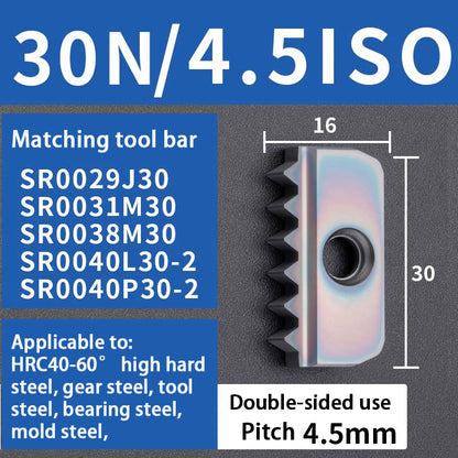 95-Comb milling blade/thread milling blade/comb blade 12/14/21/30 40N Shandong Denso Pricision Tools Co.,Ltd.