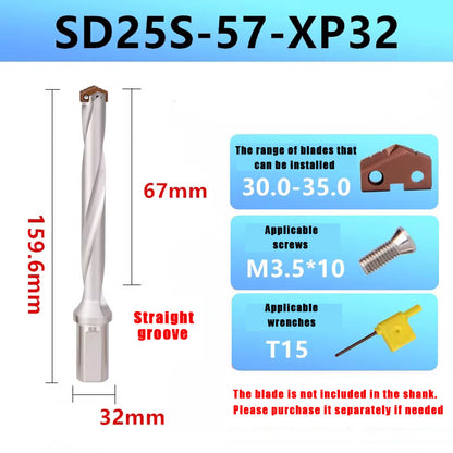 3013-Spade drill deep hole drill crown drill violent drill