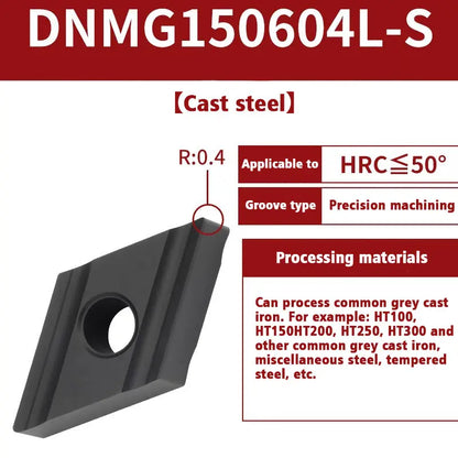 67-Turning tool blade 55 degree diamond DNMG1504 outer circle inner hole turning tool Shandong Denso Pricision Tools Co.,Ltd.