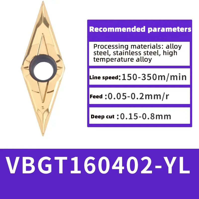 85-VBMT/VCMT/VCGT/VBGT tungsten steel blade diamond head Shandong Denso Pricision Tools Co.,Ltd.