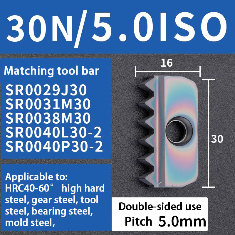 95-Comb milling blade/thread milling blade/comb blade 12/14/21/30 40N Shandong Denso Pricision Tools Co.,Ltd.