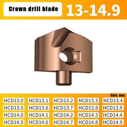 3015-Crown drill bit arbor blade U drill violent drill small diameter shovel drill CNC high speed extended internal cooling deep hole drill