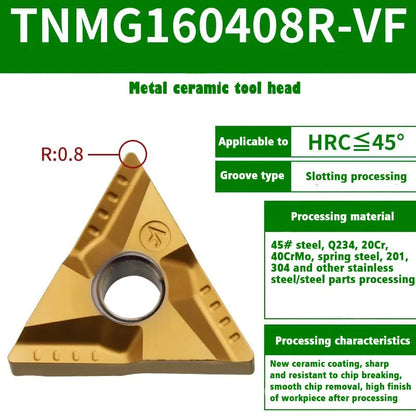 64-Ceramic blade TNMG1604 external turning tool Shandong Denso Pricision Tools Co.,Ltd.