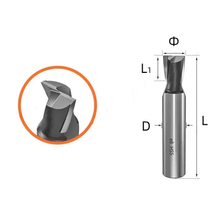 HSS Straight shank keyway milling cutter Shandong Denso Pricision Tools Co.,Ltd.