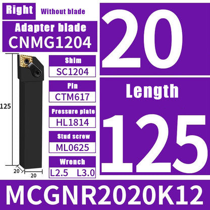 3033-MCGNR diamond blade for 91 degree turning tool