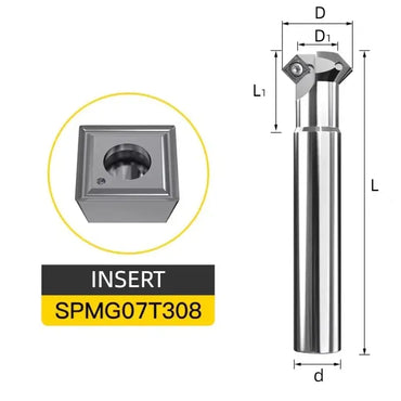 Indexable chamfer cutterChamfering tool 90 degree CNC chamfering tool holder Shandong Denso Pricision Tools Co.,Ltd.