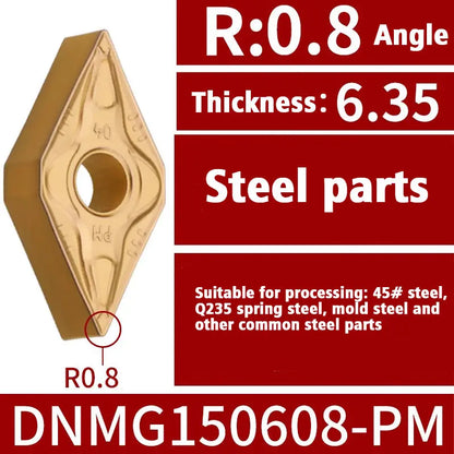 67-Turning tool blade 55 degree diamond DNMG1504 outer circle inner hole turning tool Shandong Denso Pricision Tools Co.,Ltd.