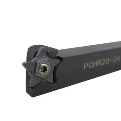 PCHR spring steel cylindrical grooving pentagonal knife adapted to PENTA24N100 blade shallow groove shank Shandong Denso Pricision Tools Co.,Ltd.