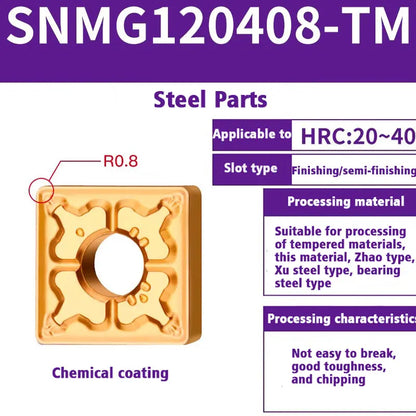 SNMG120408/04 Steel Castings Square insert Bits Shandong Denso Pricision Tools Co.,Ltd.