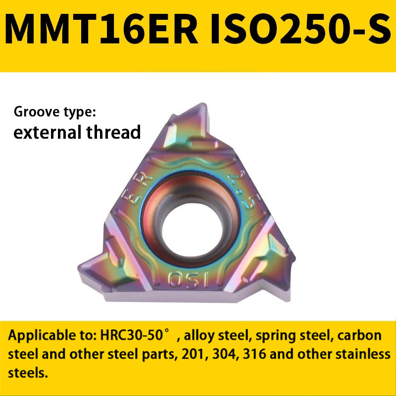 94-Colorful internal/external thread blade MMT 16IR/ER1.5-3.0 teeth steel parts high hardness special Shandong Denso Pricision Tools Co.,Ltd.