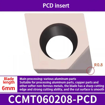 74-Diamond boring inserts CCMT09t304/308 outer circle inner hole insert Shandong Denso Pricision Tools Co.,Ltd.