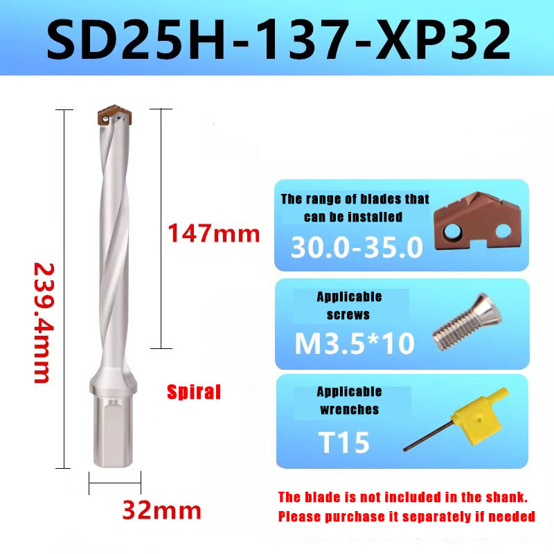 3013-Spade drill deep hole drill crown drill violent drill